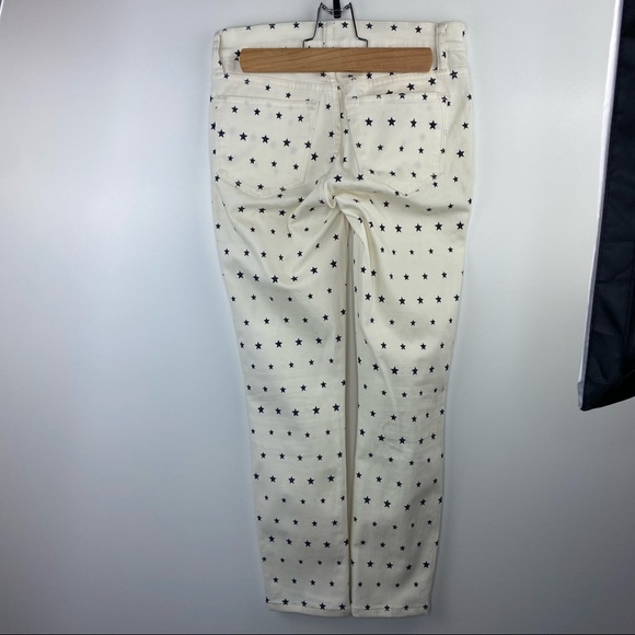 JCREW 8” Rise Toothpick Jeans in Mini Stars - Picture 7 of 12